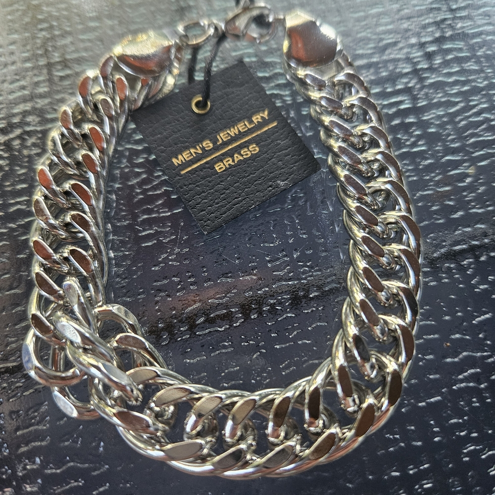 Men's Silver Chain Bracelet